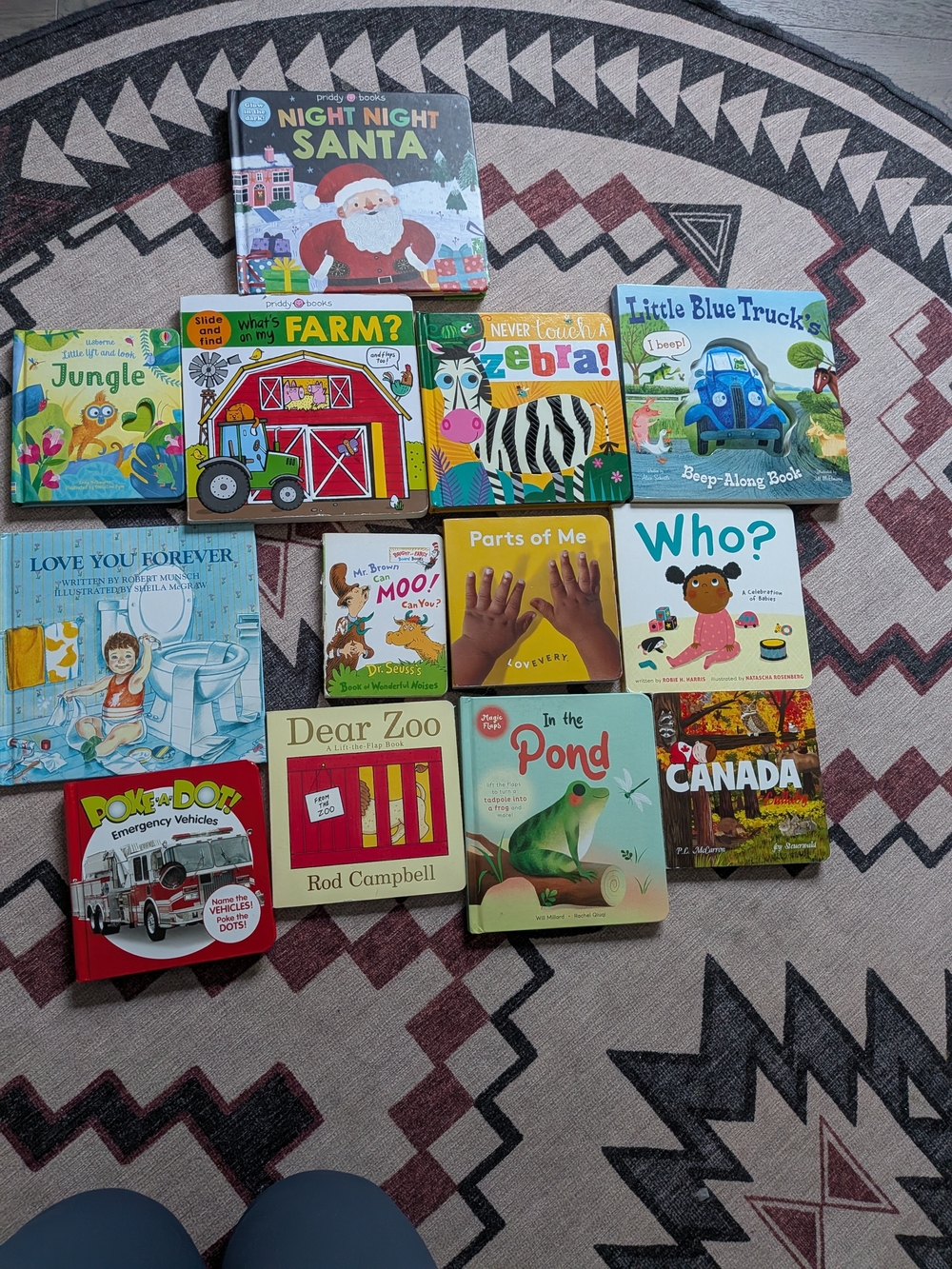 Assorted Kids Board Books Collection - Colorful Picture Books